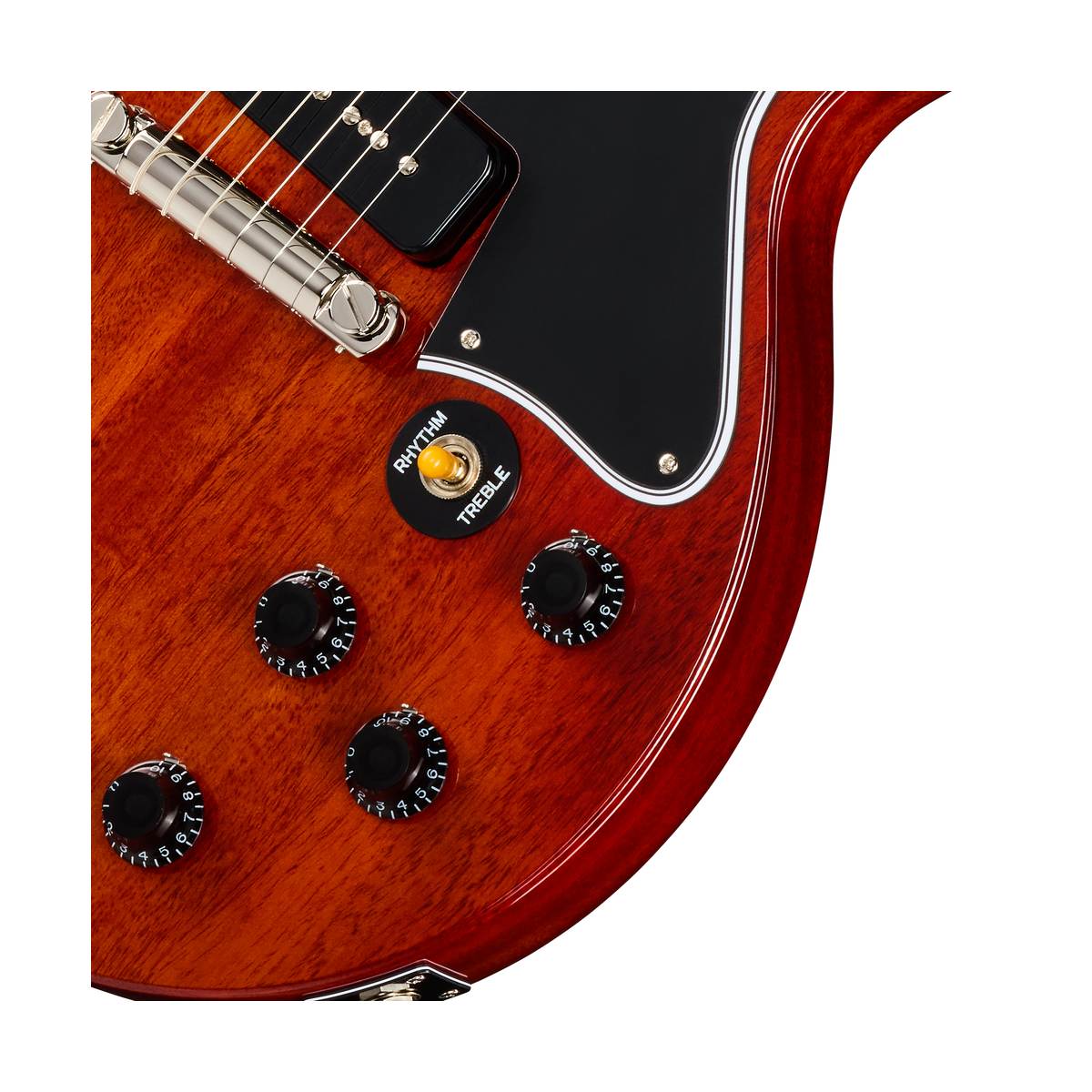 Epiphone Inspired by Gibson Custom 1960 Les Paul Special Double Cut Electric Guitar Cherry - ECLSR0CRNH