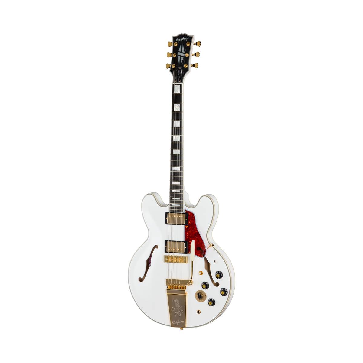 Epiphone Inspired by Gibson Custom Alex Lifeson 1976 ES-355 Electric Guitar Alpine White - ECAL355AWGM