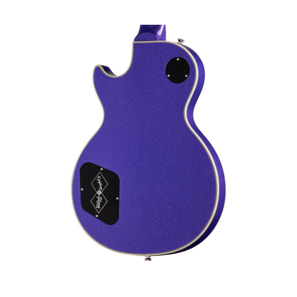 Epiphone Inspired by Gibson Custom Les Paul Custom Electric Guitar Amethyst Sparkle - ECLPCASNH