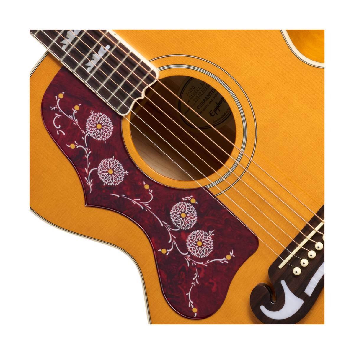 Epiphone J-200 Studio Acoustic Guitar Left Handed Natural w/ Pickup - EASJ2ANNH1L