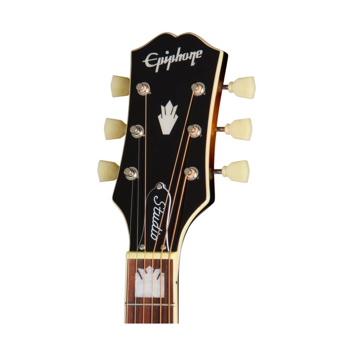Epiphone J-200 Studio EC Acoustic Guitar Left Handed Vintage Sunburst w/ Pickup - EASJ2CVSNH1L