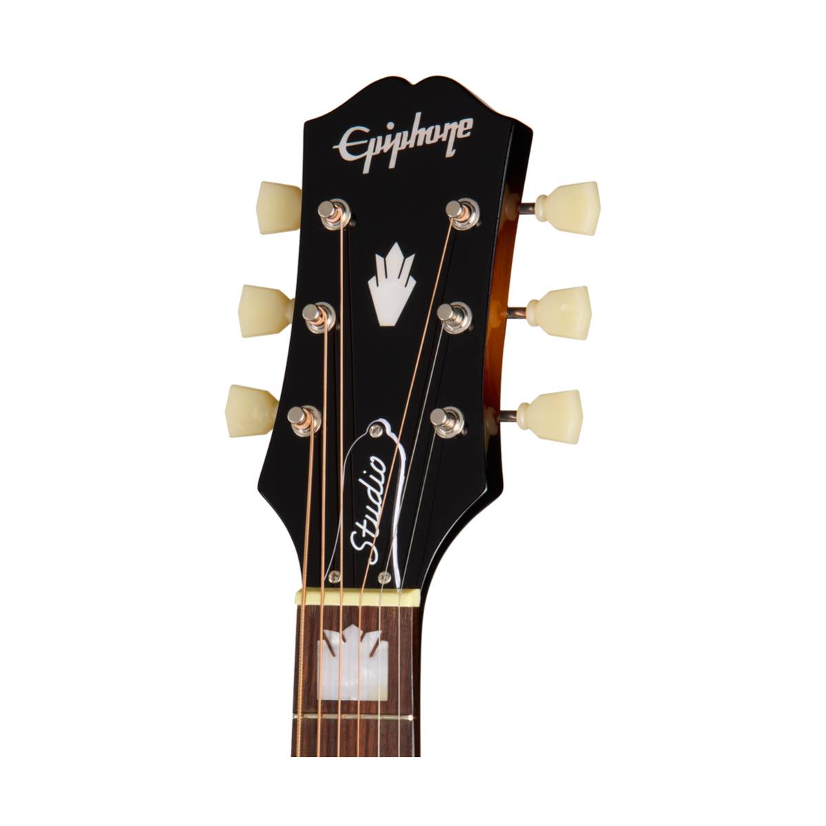 Epiphone J-200 Studio EC Acoustic Guitar Vintage Sunburst w/ Pickup - EASJ2CVSNH1