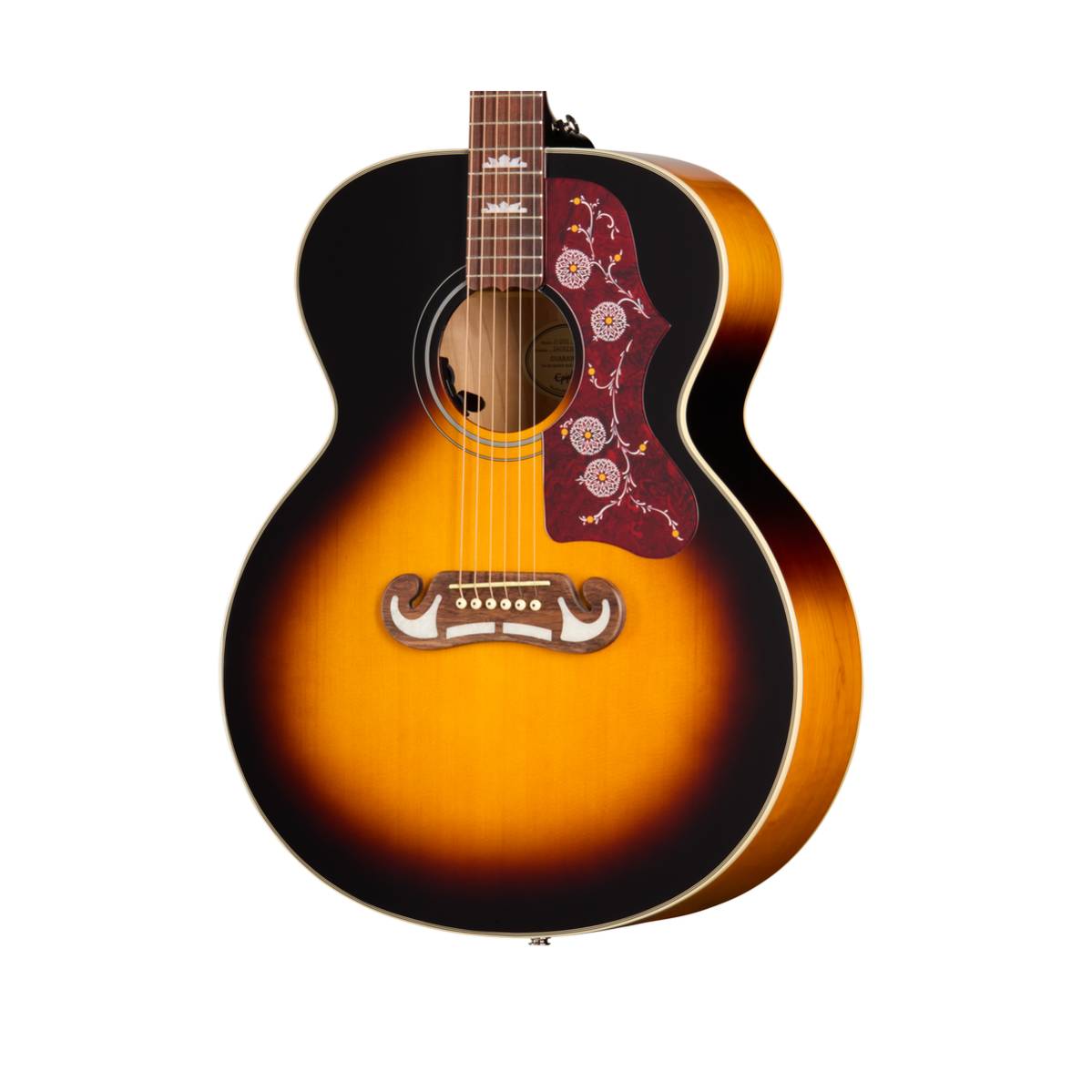 Epiphone J-200 Studio Acoustic Guitar Vintage Sunburst w/ Pickup - EASJ2VSNH1