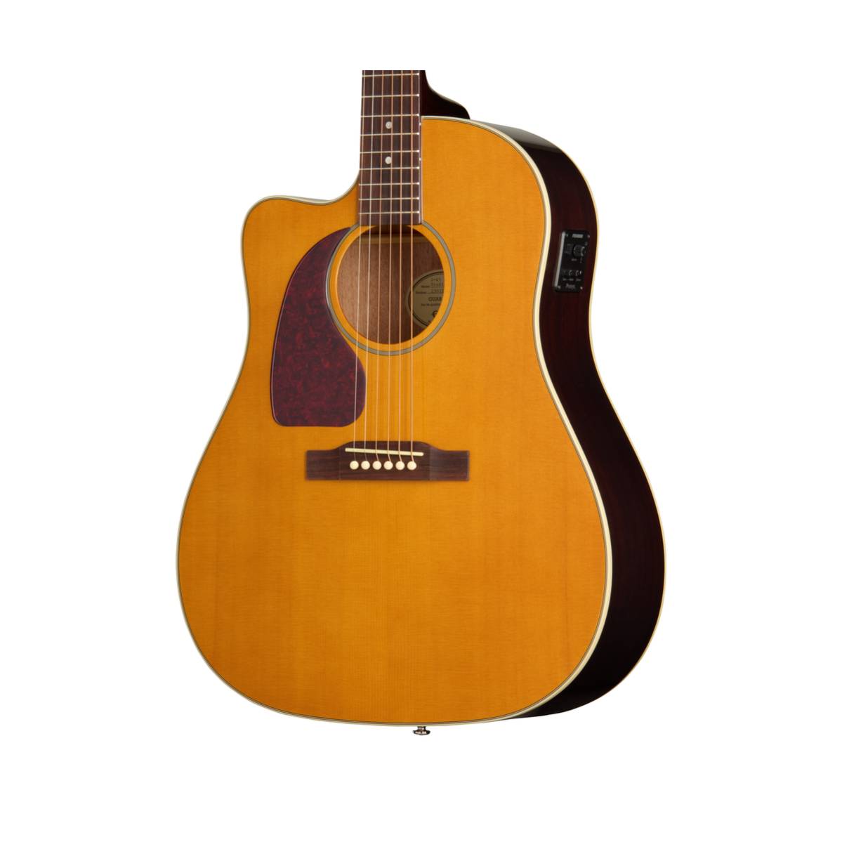 Epiphone J-45 Studio EC Acoustic Guitar Left handed Natural w/ Pickup - EAS4CANNH1L