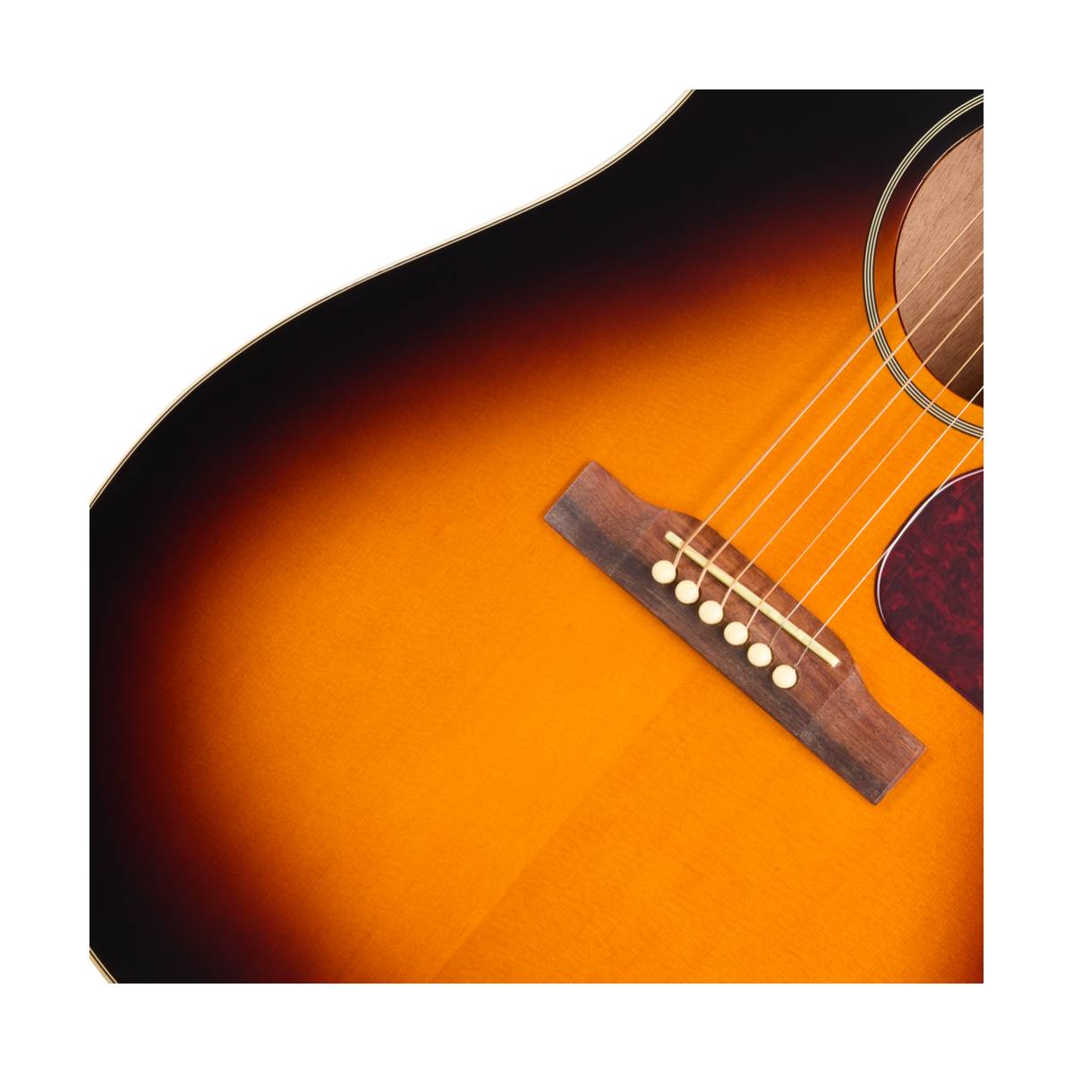 Epiphone J-45 Studio EC Acoustic Guitar Vintage Sunburst w/ Pickup - EAS4CVSNH1