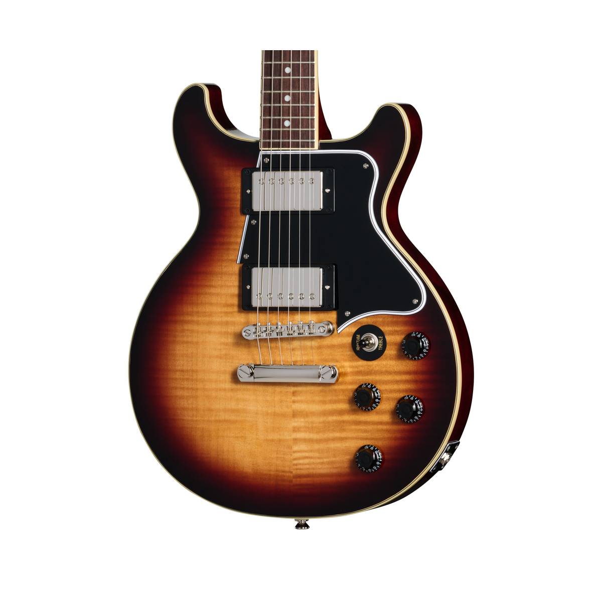 Epiphone Les Paul Special Double Cut Figured Electric Guitar Bourbon Burst - EILSDFBONH1