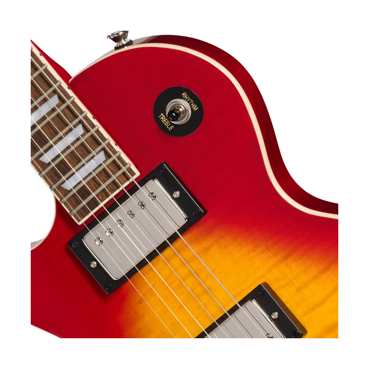 Epiphone Les Paul Tribute Electric Guitar Left Handed Herritage Cherry Sunburst - E1LPTPHCSNH1L