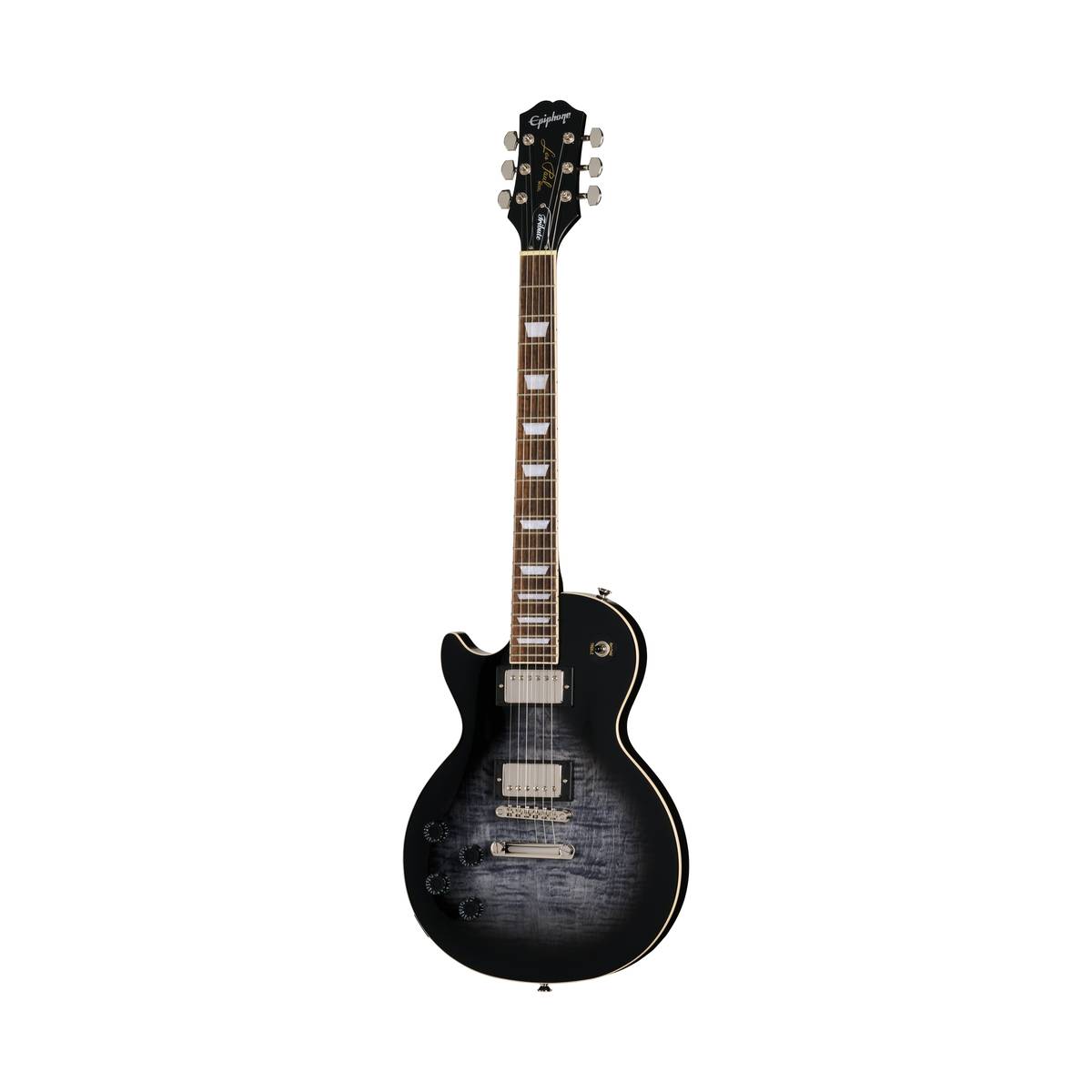 Epiphone Les Paul Tribute Electric Guitar Left Handed Transparent Ebony Burst - E1LPTPEBBNH1L