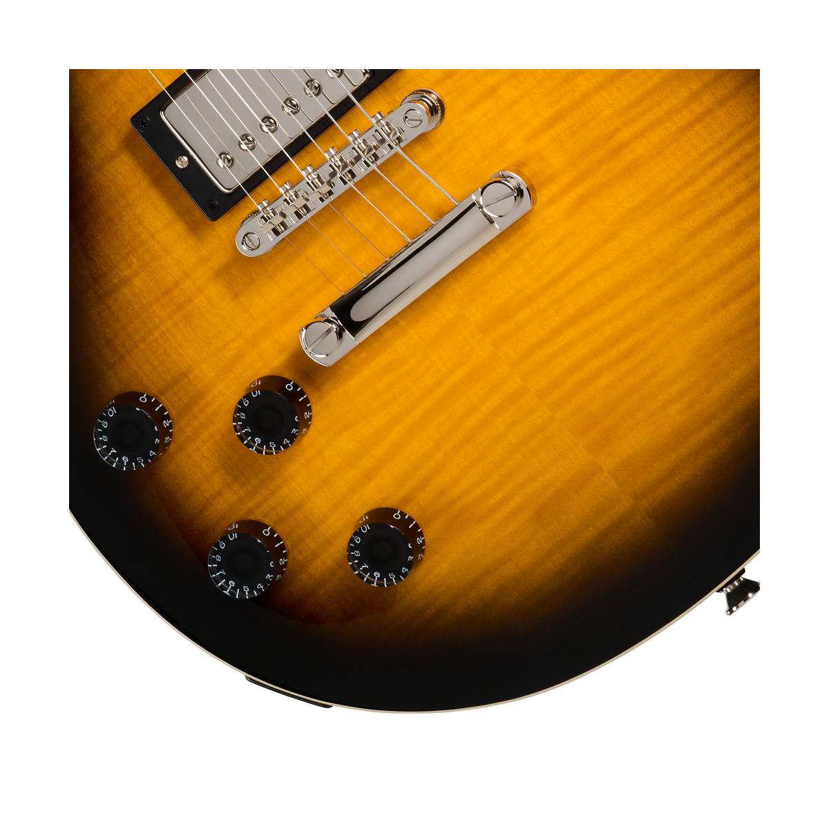 Epiphone Les Paul Tribute Electric Guitar Left Handed Vintage Sunburst - E1LPTPVSNH1L