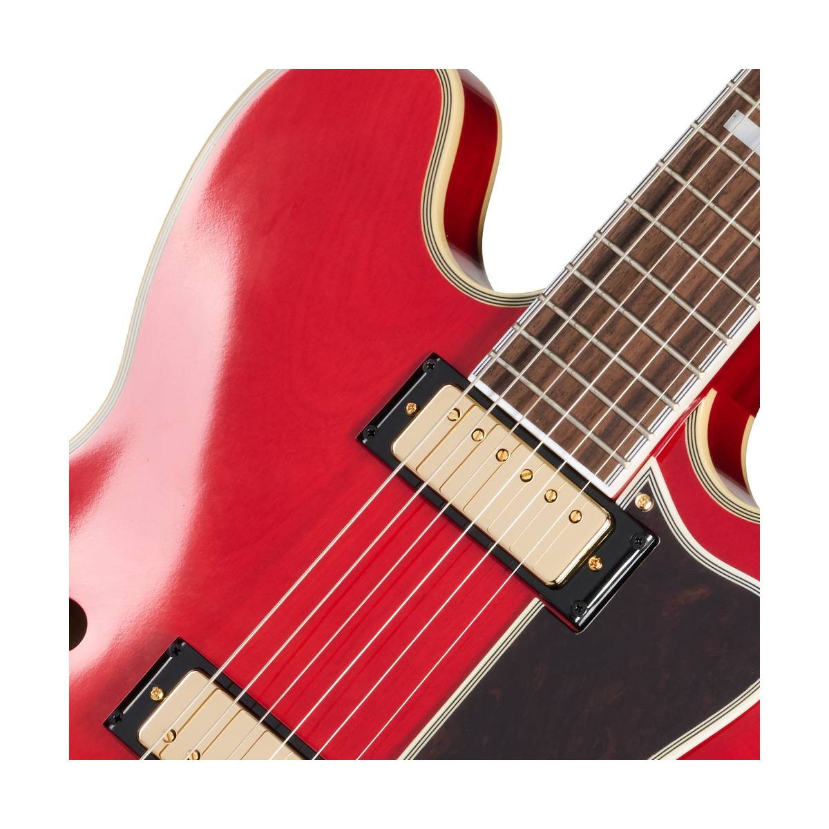 Epiphone Masterbuilt Gem Archer Signature Sheraton Electric Guitar Cherry Red - EMGASCHGH1