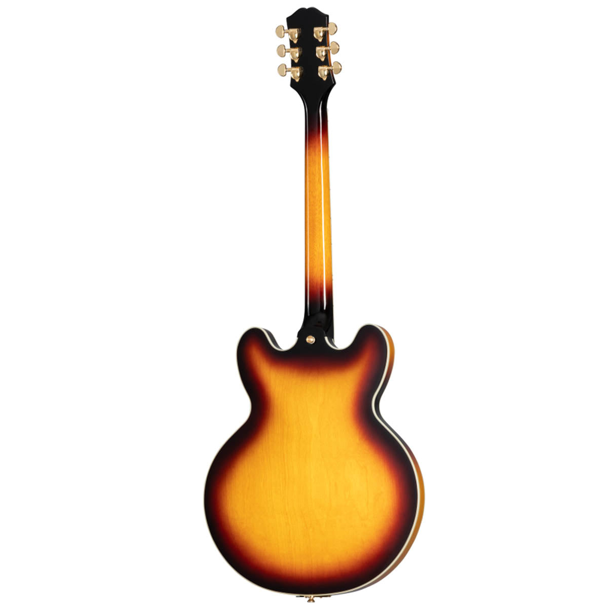 Epiphone Sheraton Frequensator Electric Guitar Semi-Hollow Left Handed Vintage Sunburst w/ GigBag - EOSHVSGH1L
