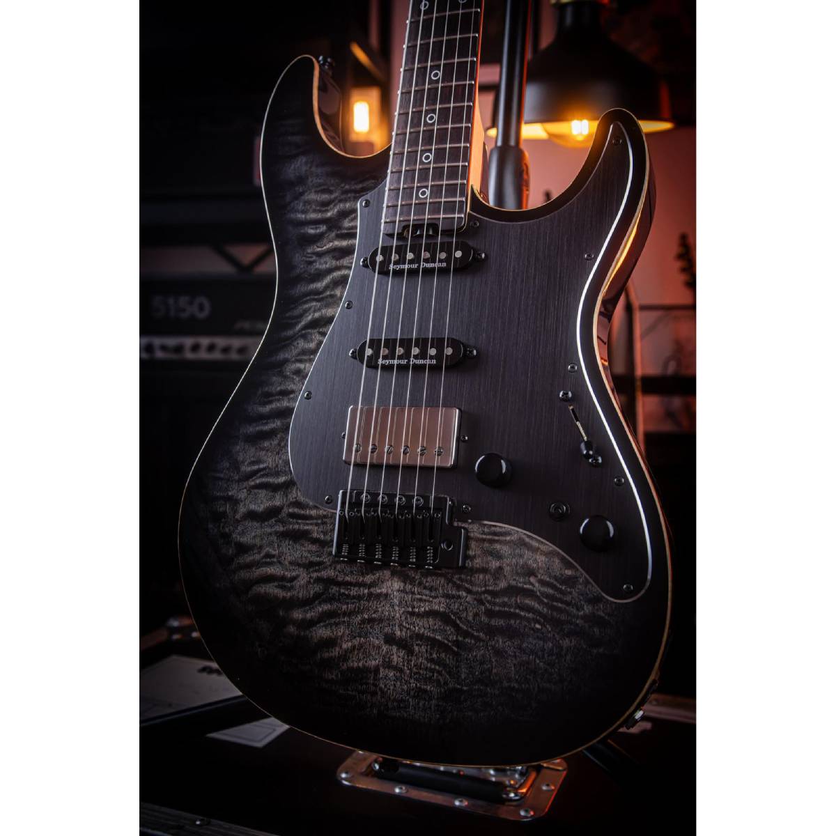 ESP Custom Shop 20th Anniversary Snapper Electric Guitar See Thru Black