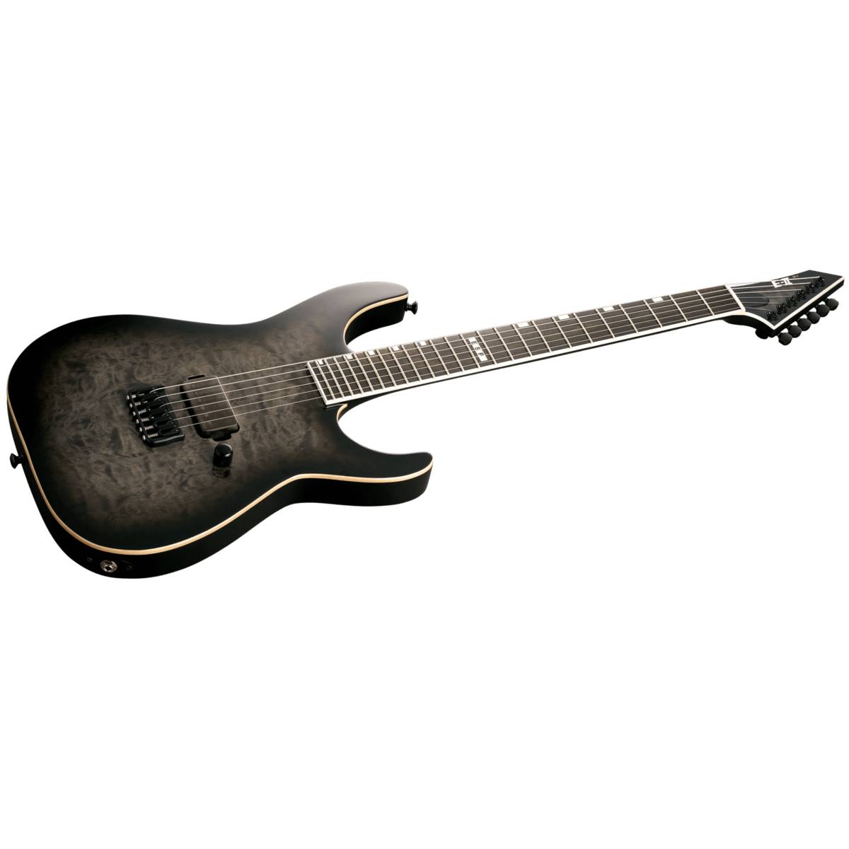 ESP E-II M-I Electric Guitar Quilted Maple See Thru Black w/ EMG