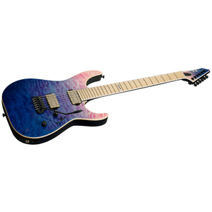ESP E-II M-II HS Electric Guitar Quilted Maple Indigo Purple Fade w/ Hipshot