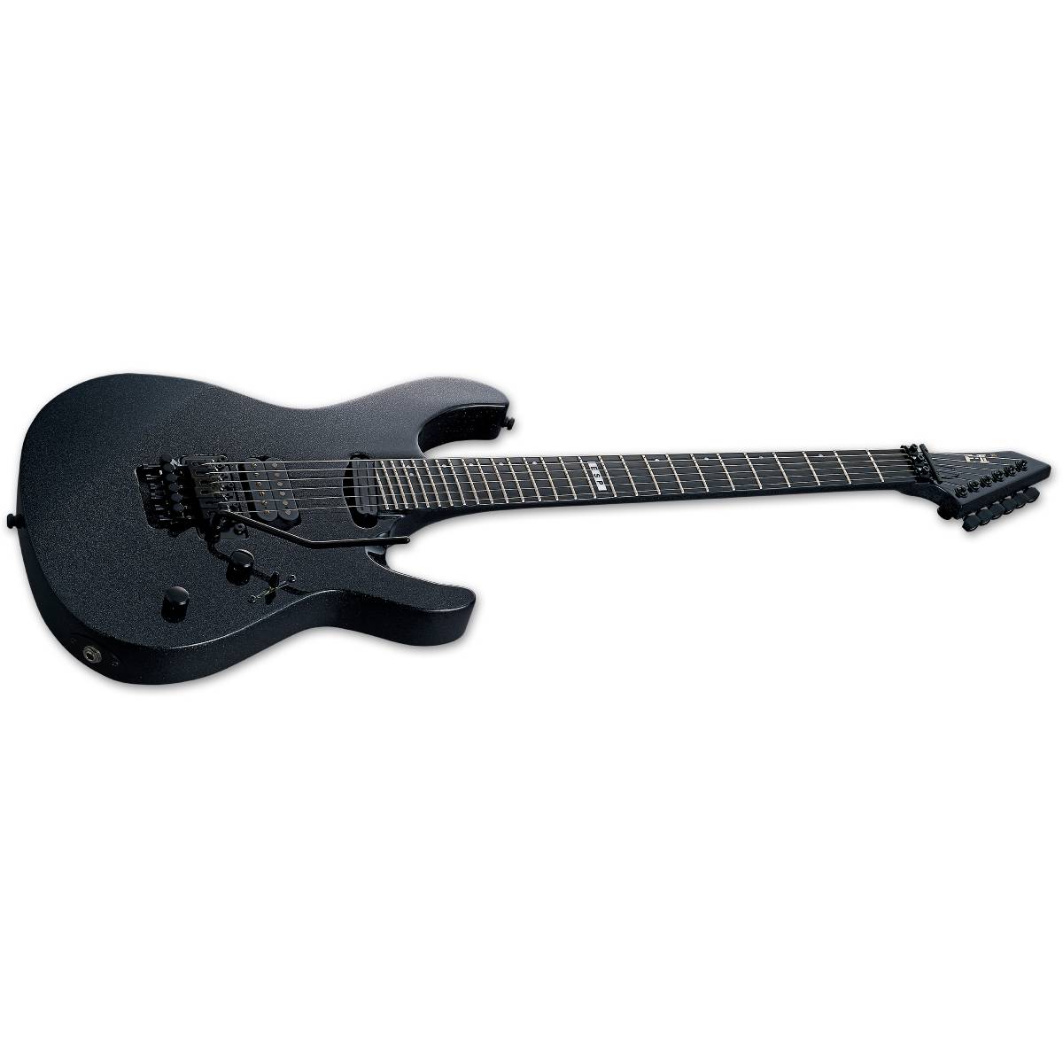 ESP E-II Maverick Electric Guitar Gun Metallic Black w/ Duncans & Floyd Rose
