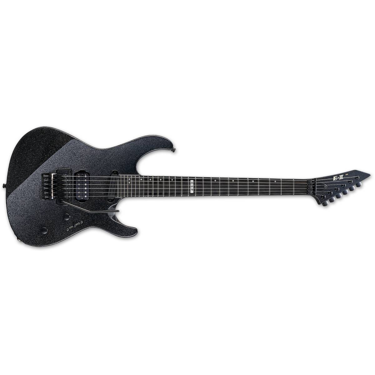ESP E-II Maverick Electric Guitar Gun Metallic Black w/ Duncans & Floyd Rose