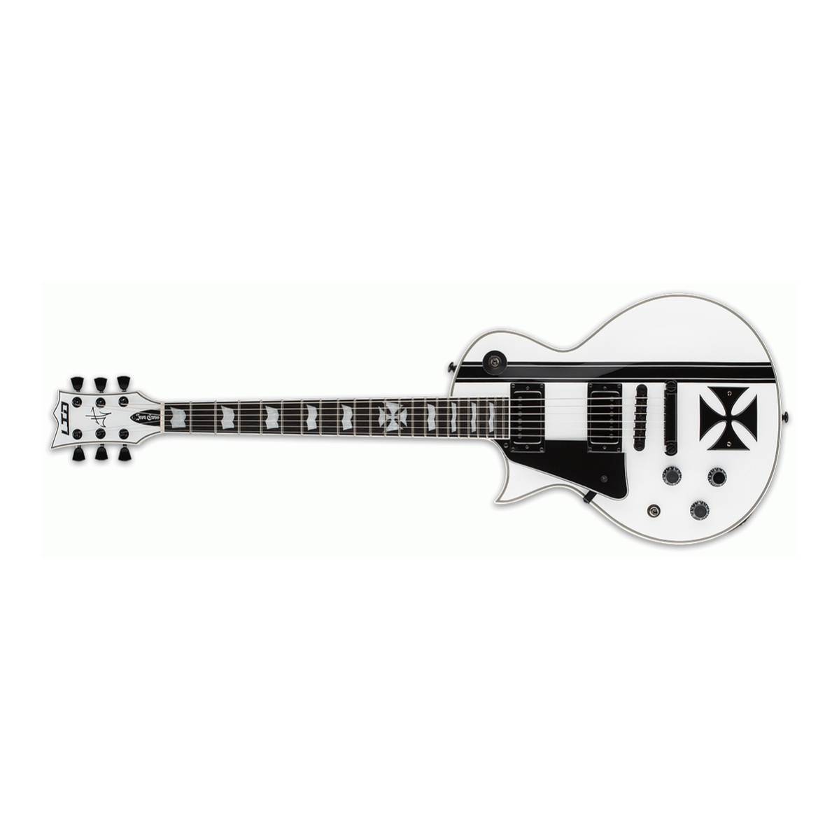 ESP LTD Iron Cross LH James Hetfield Signature Electric Guitar Left Handed Snow White w/ EMGs