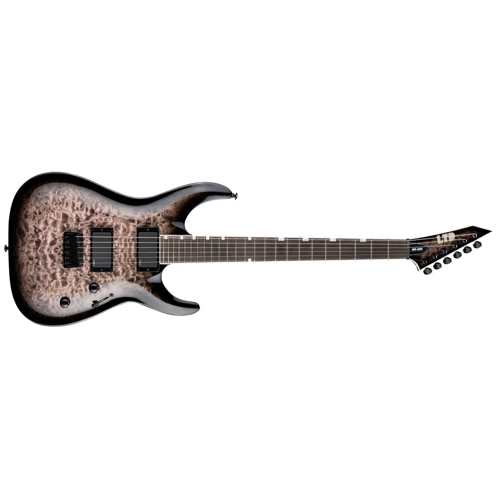 ESP LTD MH-400HT Electric Guitar Quilted Maple See Thru Black Sunburst w/ EMGs