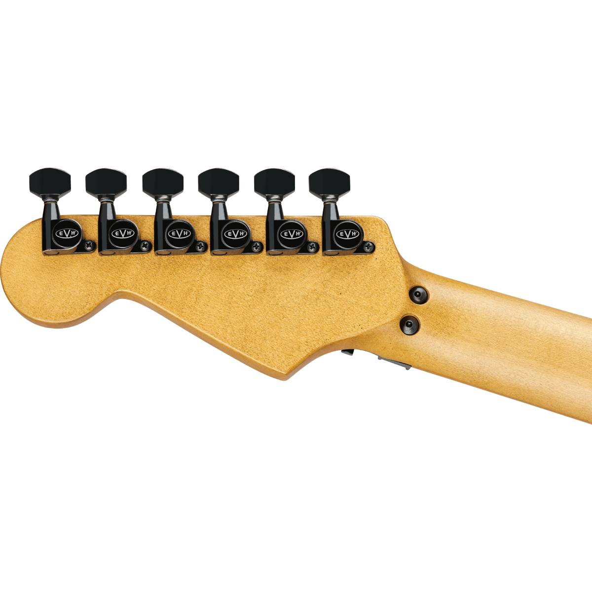 EVH Limited Edition Striped Series Frankenstein Frankie Electric Guitar Maple Fingerboard Black w/ Yellow Stripes Aged - 5107900528