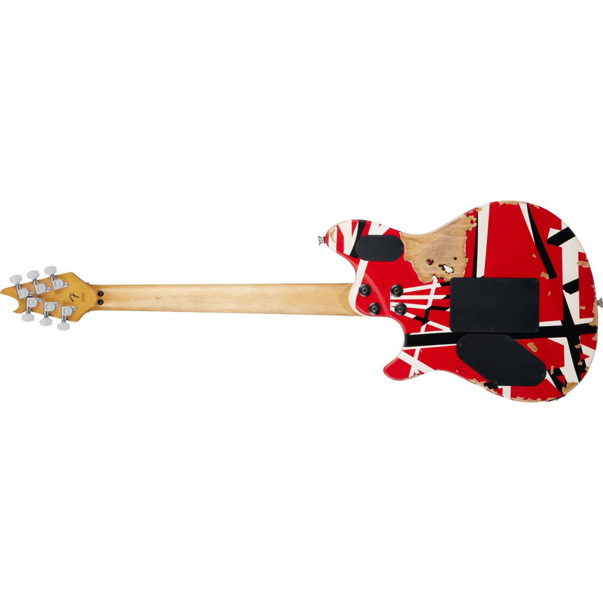 EVH Limited Edition Wolfgang Special Striped Series Electric Guitar Ebony Fingerboard Red, Black & White Aged - 5107500315