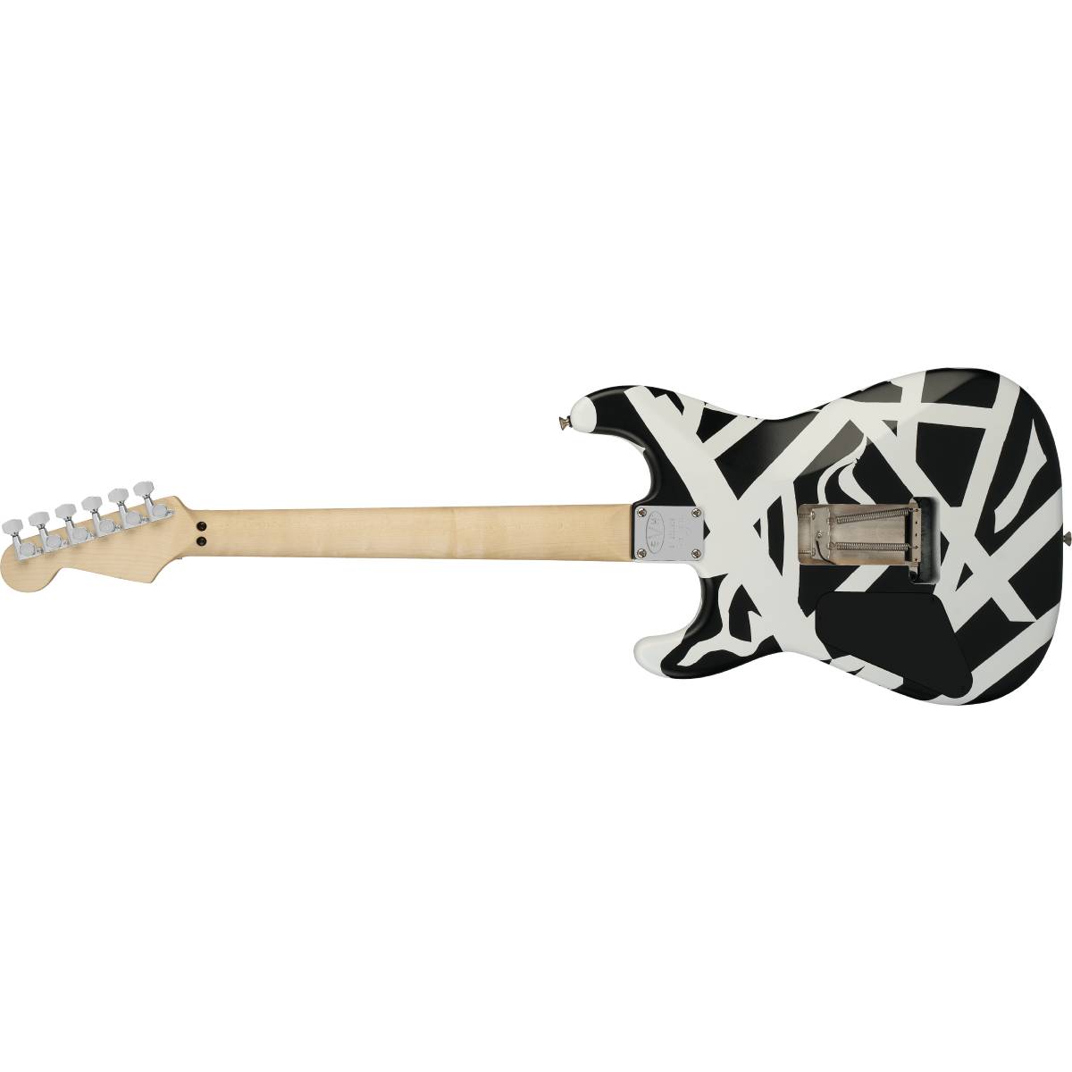 EVH Striped Series Shapes Electric Guitar White & Black - 5107902381