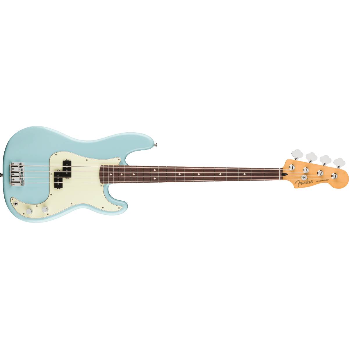 Fender 75th Anniversary Player II Precision Bass Guitar Rosewood Fingerboard Daphne Blue - MIM 0146470504