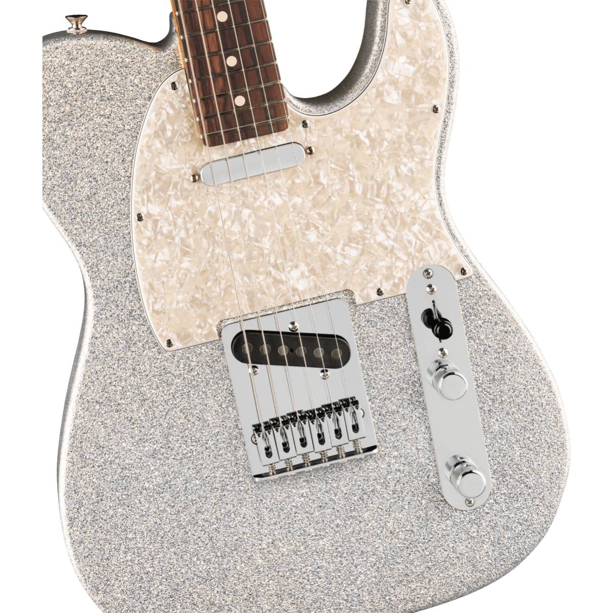 Fender 75th Anniversary Player II Telecaster Electric Guitar RW Diamond Dust Sparkle - MIM 0140770313
