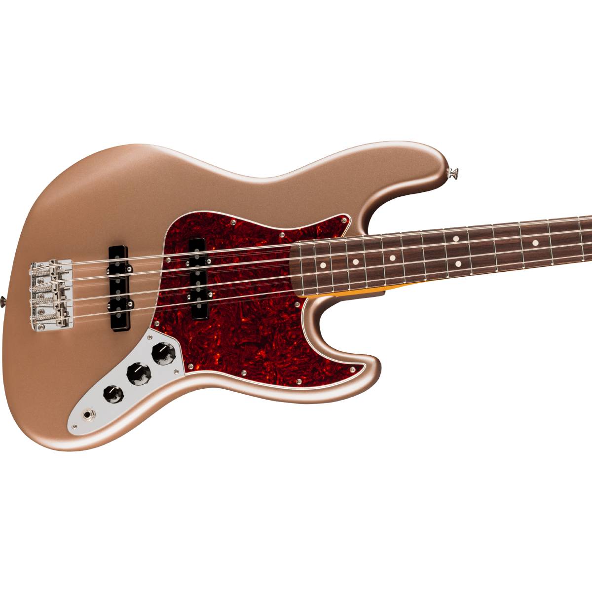 Fender American Professional Classic Jazz Bass Guitar Rosewood FB Faded Firemist Gold - 0198640384