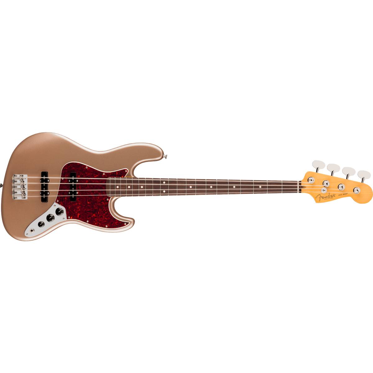 Fender American Professional Classic Jazz Bass Guitar Rosewood FB Faded Firemist Gold - 0198640384