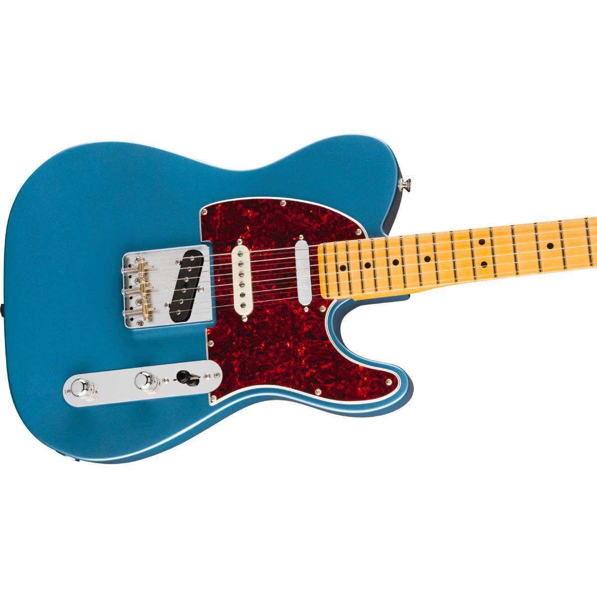 Fender American Professional Classic Telecaster SSS Electric Guitar Maple FB Faded Lake Placid Blue - 0114972379