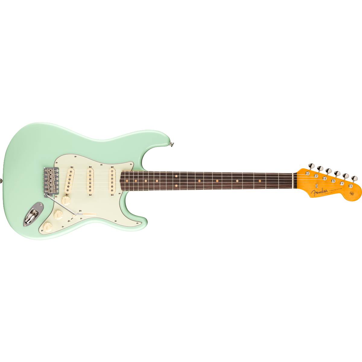 Fender American Vintage II 1961 Stratocaster Electric Guitar Rosewood Fingerboard Surf Green - 0110250857
