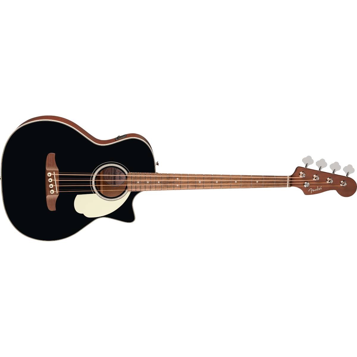 Fender California Deluxe Kingman Bass CE Acoustic Guitar Black w/ Pickup - 0974791506