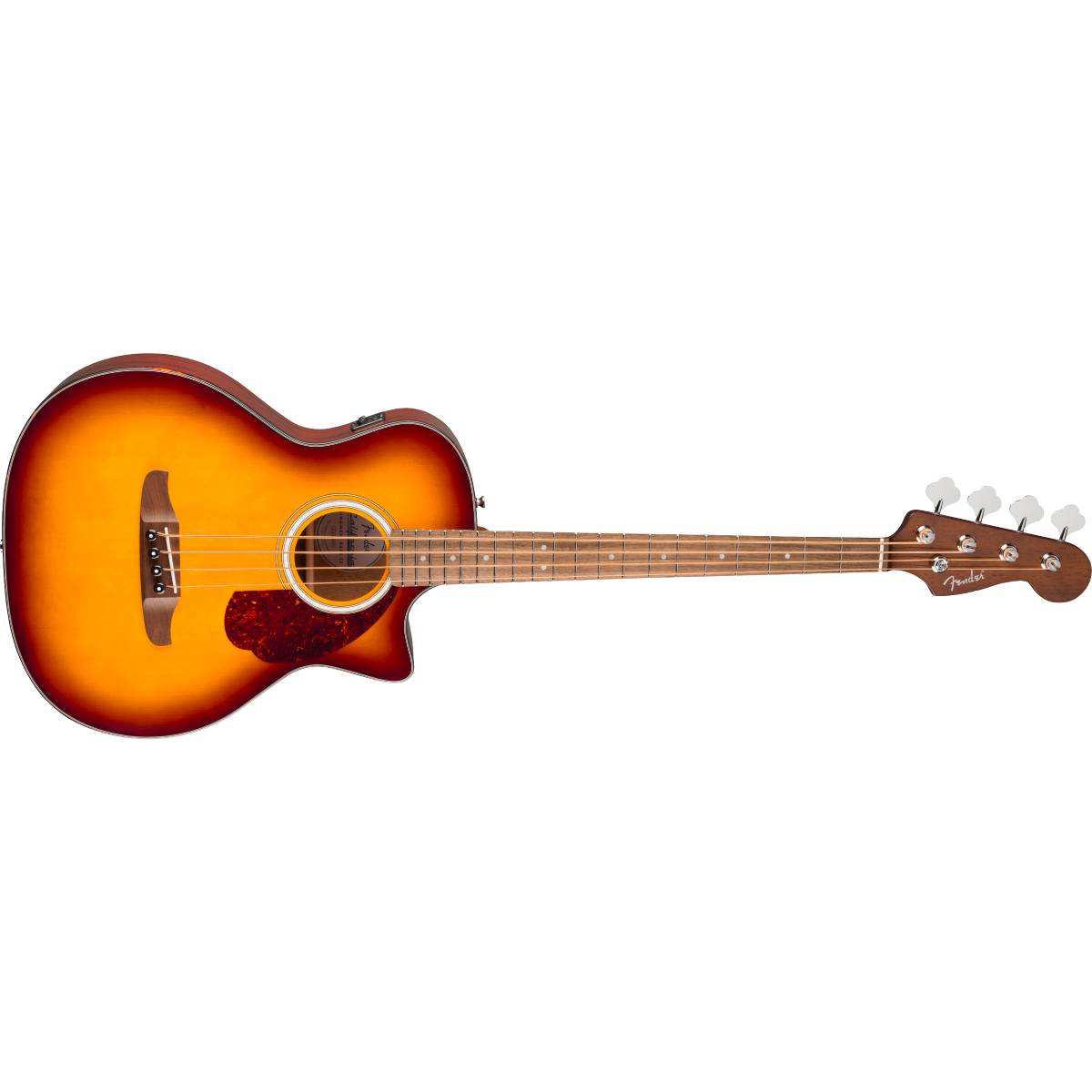 Fender California Deluxe Kingman Bass CE Acoustic Guitar Honey Sunburst w/ Pickup - 0974790542
