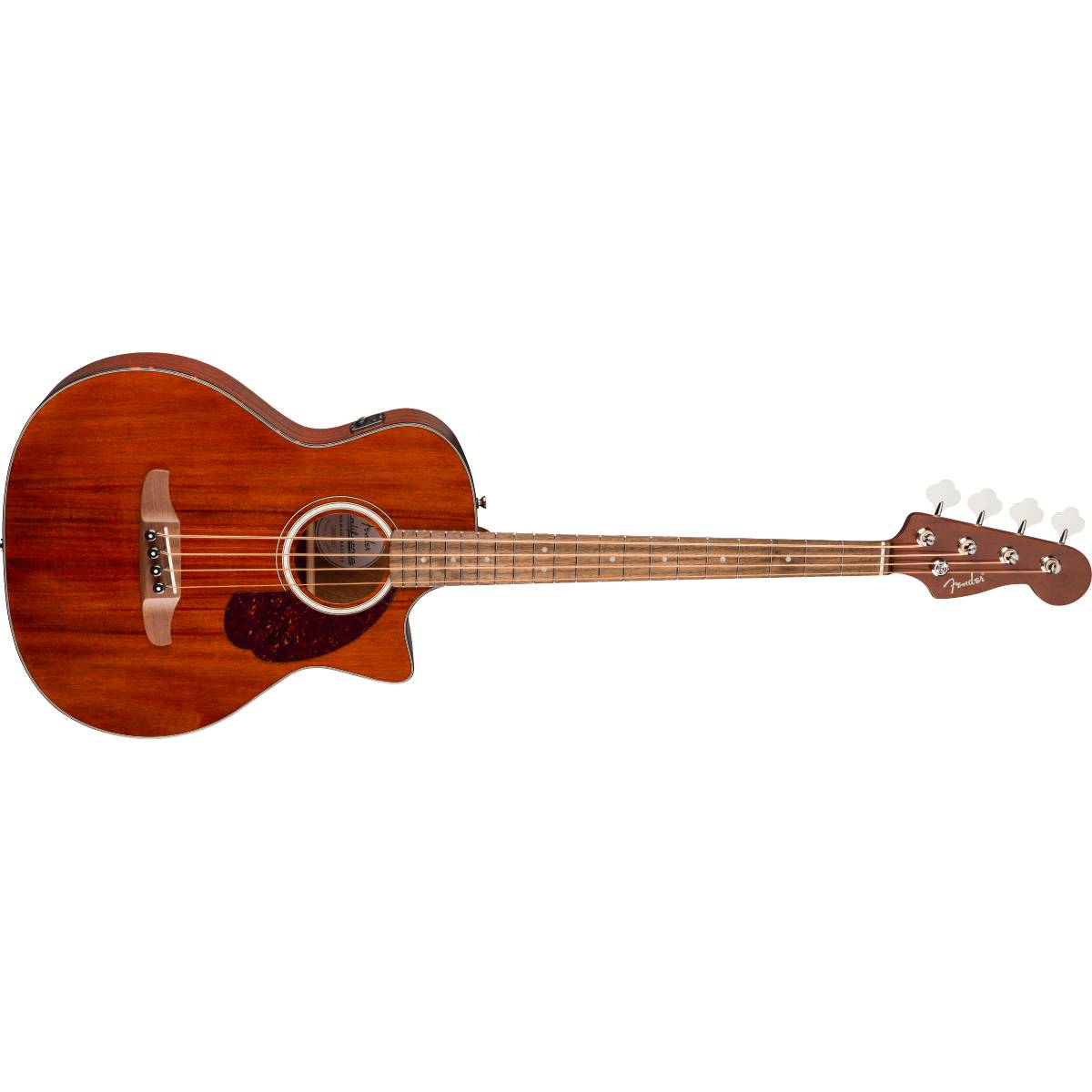 Fender California Deluxe Kingman Bass CE Mahogany Acoustic Guitar Natural w/ Pickup - 0974792521
