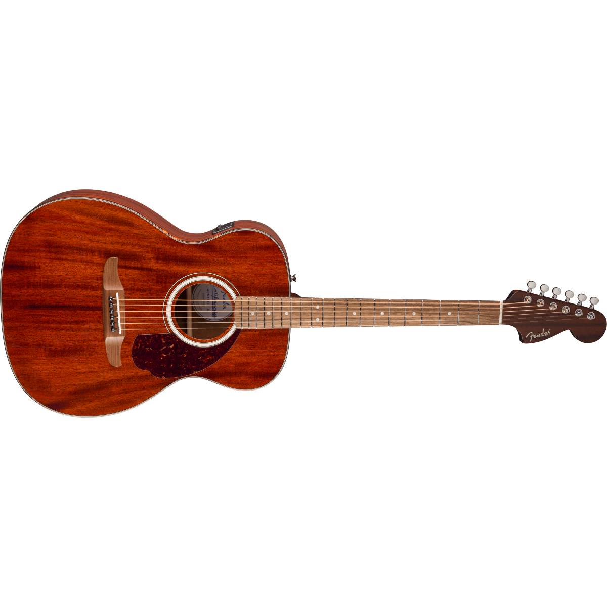 Fender California Deluxe Monterey E Mahogany Acoustic Guitar Natural w/ Pickup - 0974652521