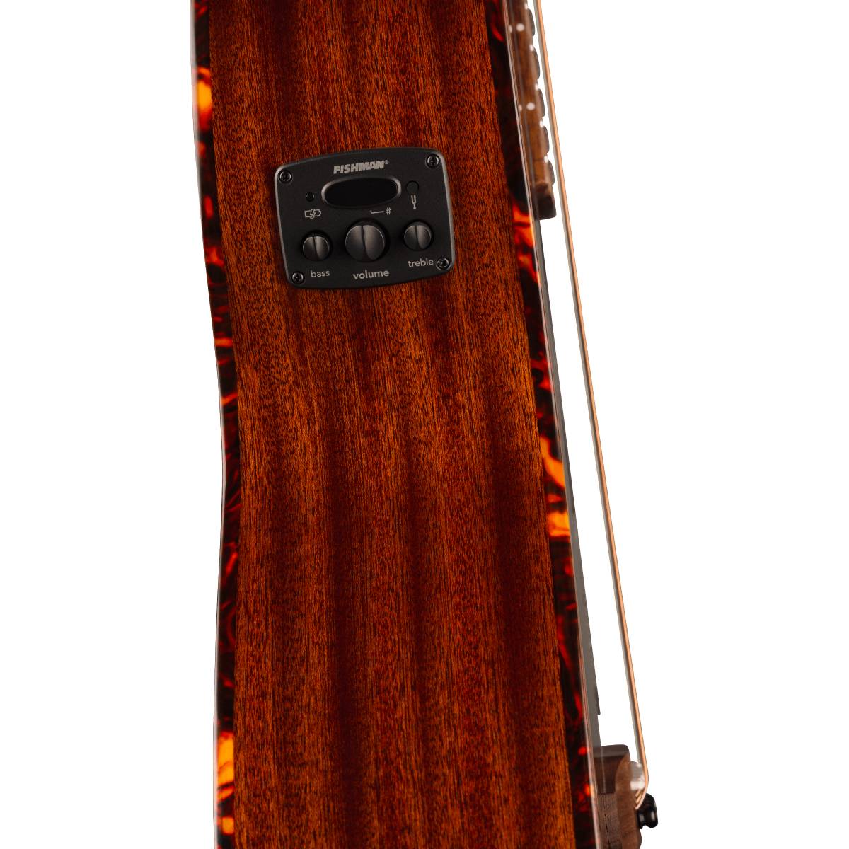 Fender California Deluxe Monterey E Mahogany Acoustic Guitar Natural w/ Pickup - 0974652521