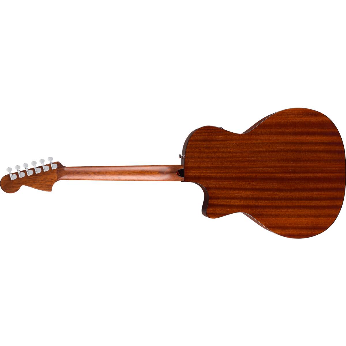 Fender California Deluxe Newporter CE Acoustic Guitar Natural w/ Pickup - 0974690521