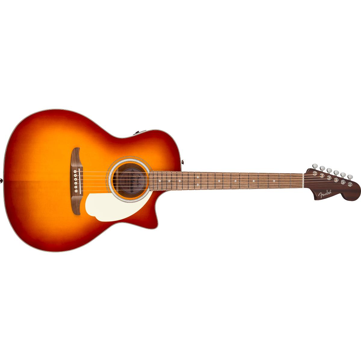 Fender California Deluxe Newporter CE Acoustic Guitar Sienna Sunburst w/ Pickup - 0974691547