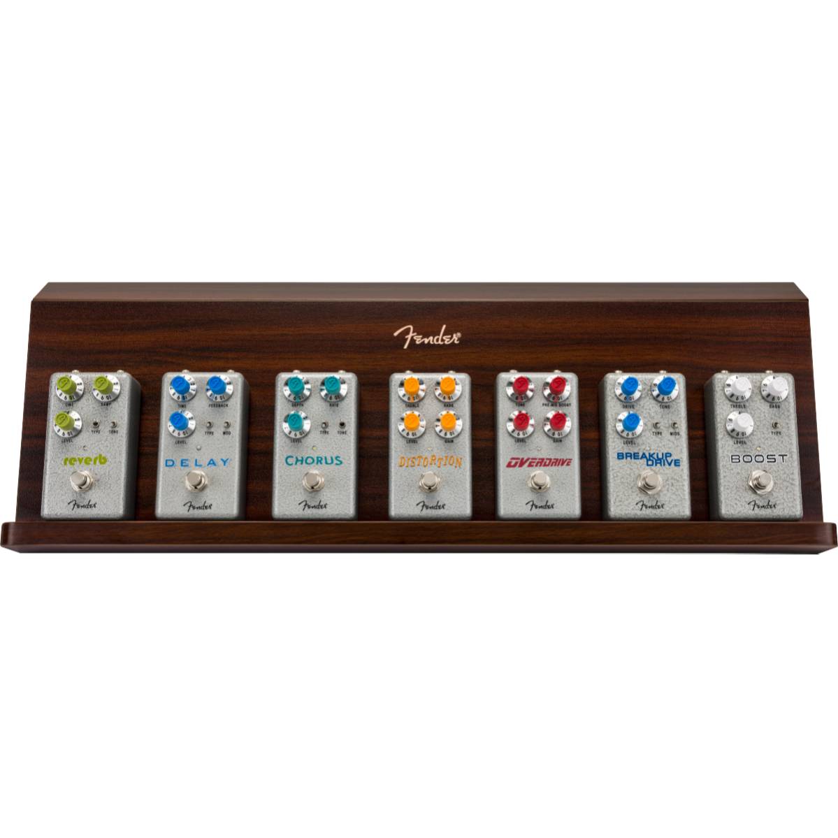 Fender Deluxe Wooden Guitar Pedal Shelf - 0991829004
