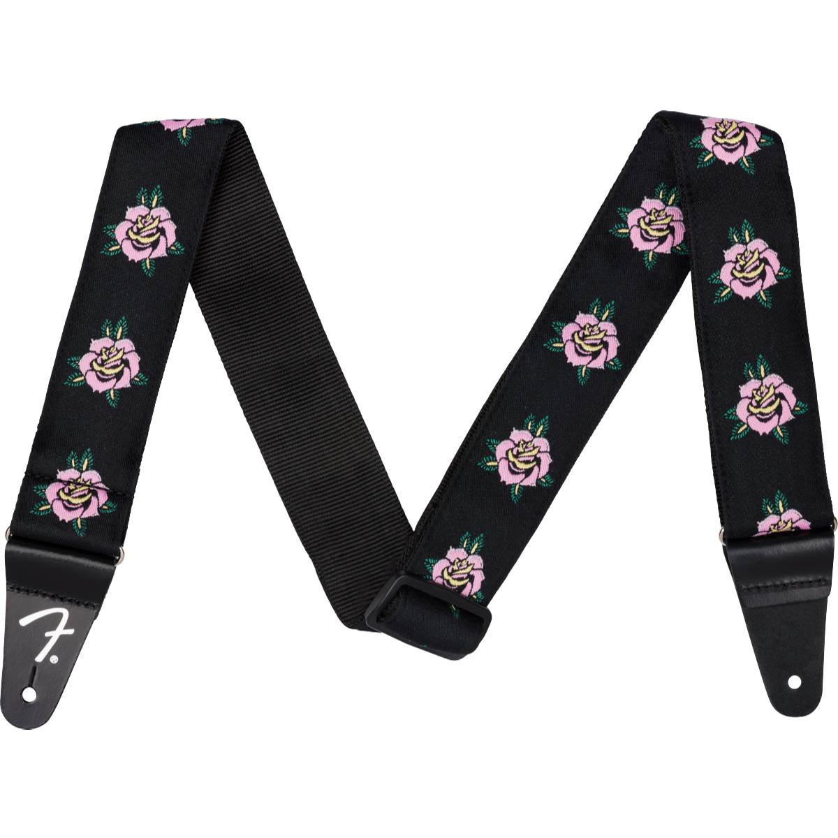 Fender Guitar Strap Roses Pink 2inch - 0990638056