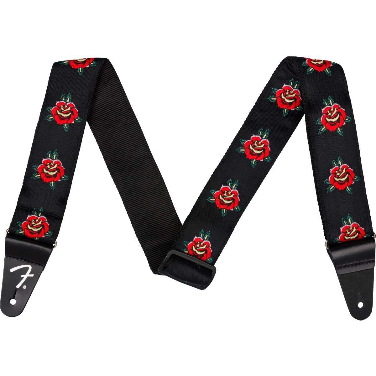Fender Guitar Strap Roses Red 2inch - 0990638015