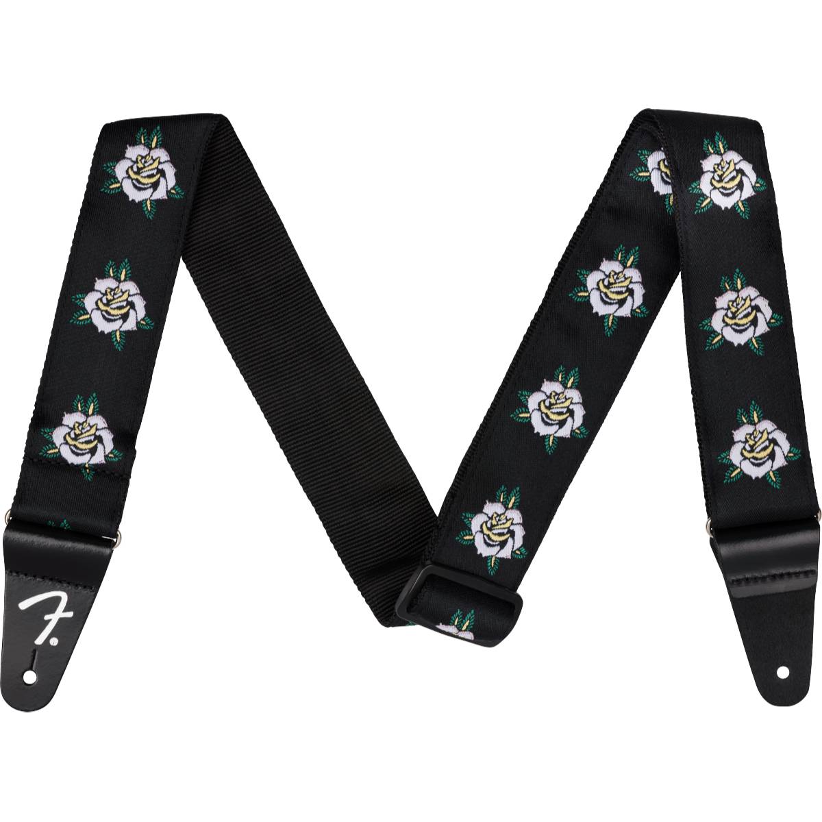 Fender Guitar Strap Roses White 2inch - 0990638023