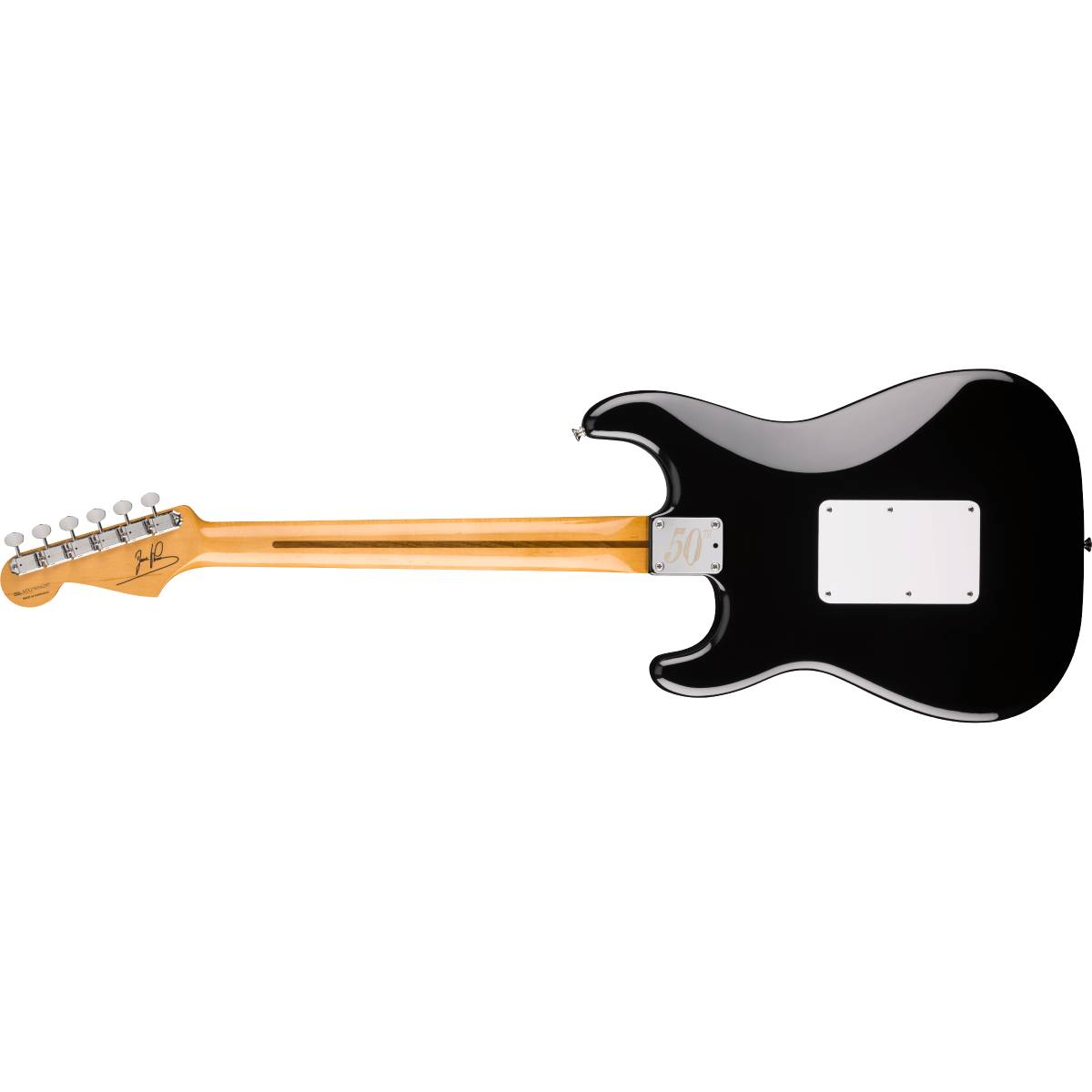 Fender Limited Edition 50th Anniversary Dave Murray Stratocaster Electric Guitar RW Black - MIM 0141010306