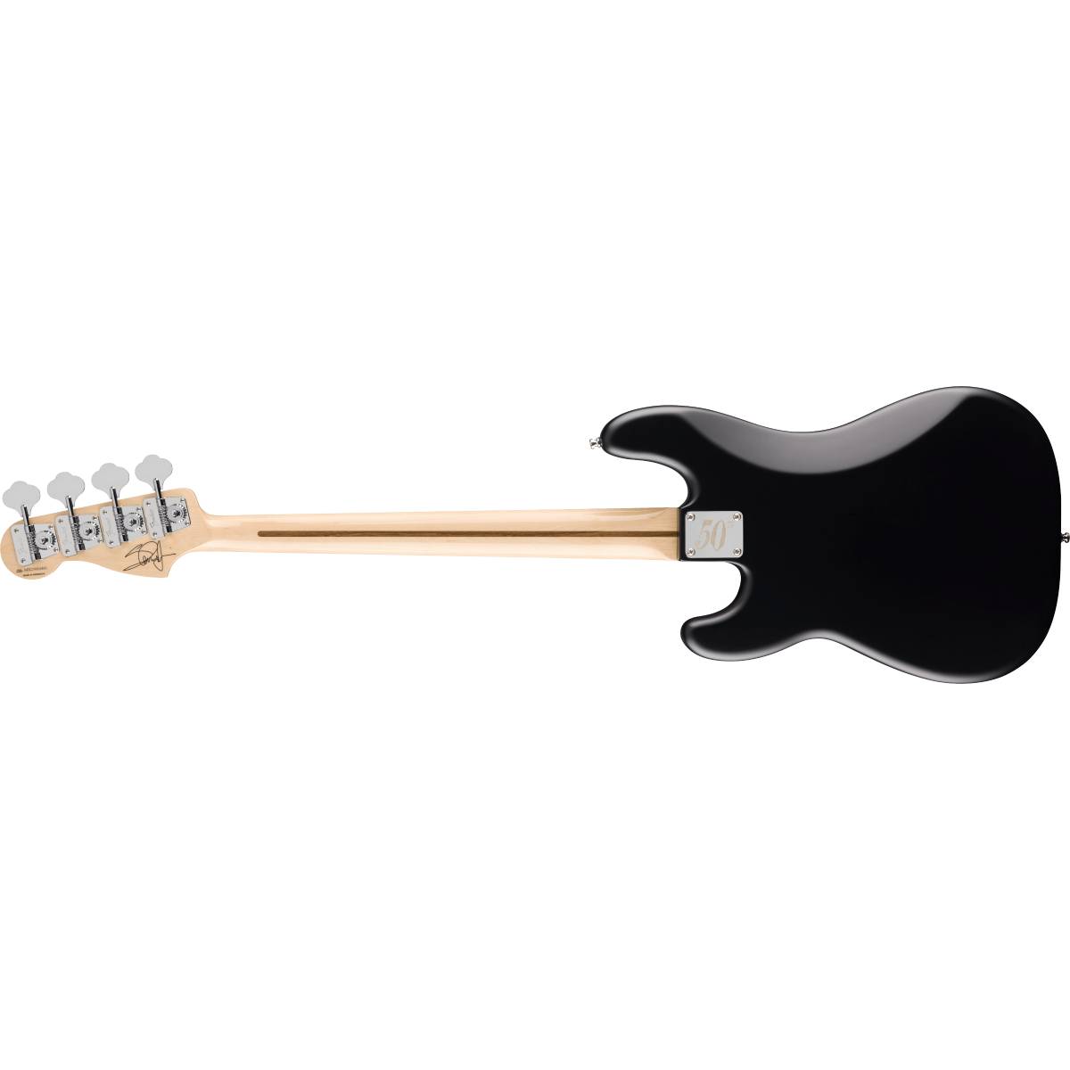 Fender Limited Edition 50th Anniversary Steve Harris Precision Bass Guitar MN Satin Black - MIM 0141032306