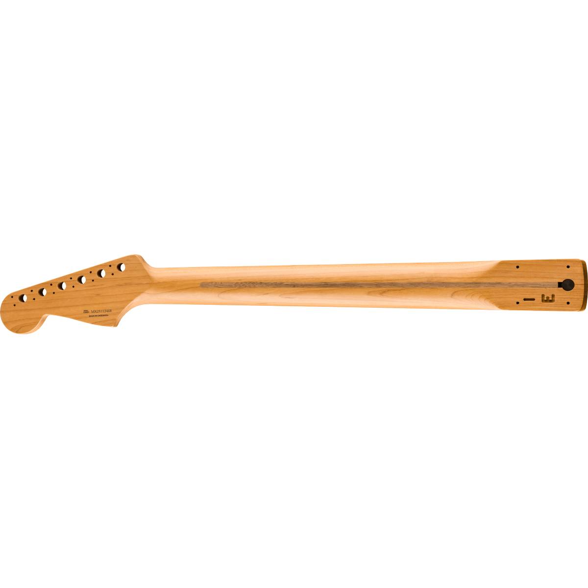 Fender Satin Roasted Maple Fat Stratocaster Neck, 22 Medium Jumbo Frets, 9.5inch, Maple, U Shape - 0990462920