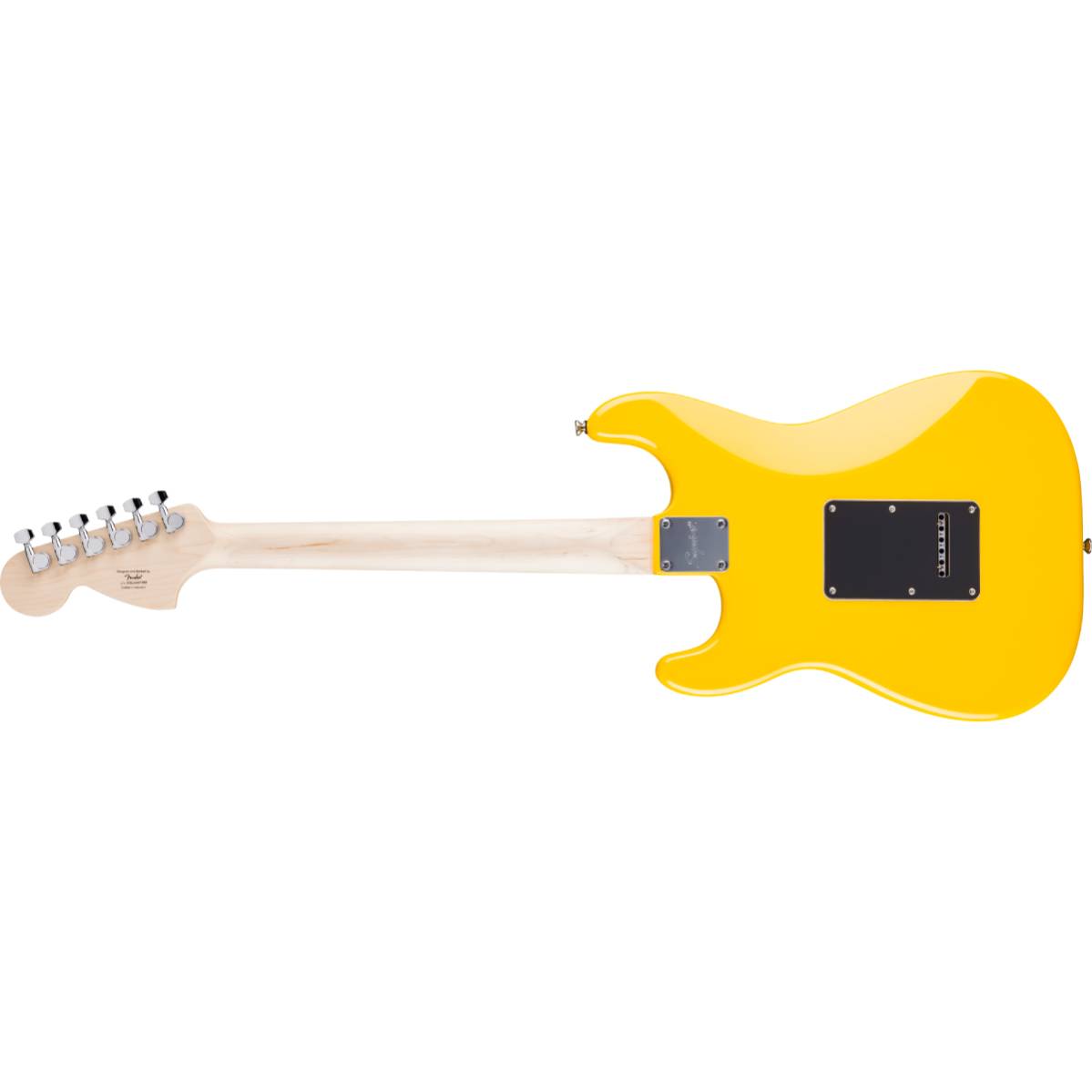 Fender Squier FSR Affinity Series Stratocaster HSS Electric Guitar Graffiti Yellow w/ Black Pickguard - 0378123574