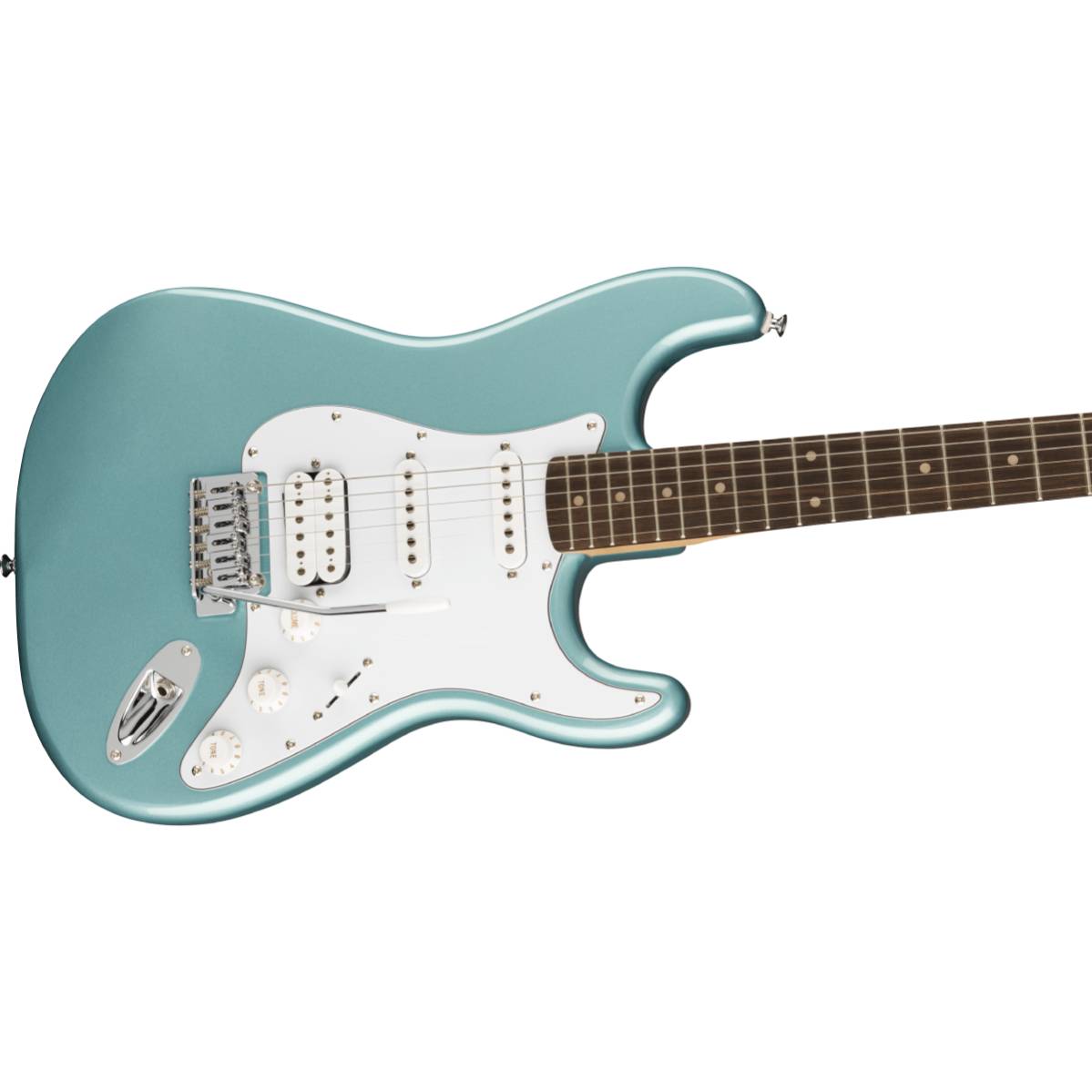 Fender Squier FSR Affinity Series Stratocaster HSS Electric Guitar Ice Blue Metallic w/ White Pickguard - 0378100583