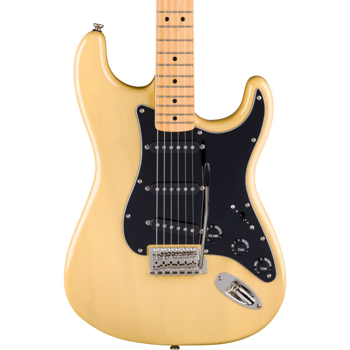 Fender Squier FSR Classic Vibe 70s Stratocaster Electric Guitar Vintage Blonde w/ Black Pickguard - 0374021907