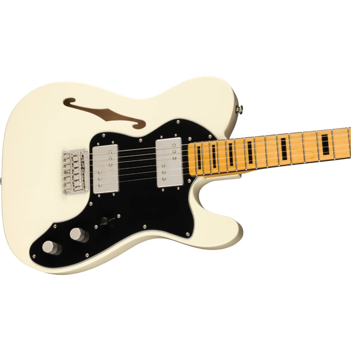 Fender Squier FSR Classic Vibe 70s Telecaster Thinline Electric Guitar Olympic White - 0374073505