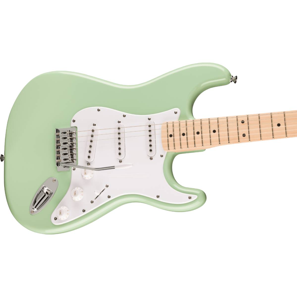 Fender Squier FSR Sonic Stratocaster Electric Guitar Surf Green w/ White Pickguard - 0373152557